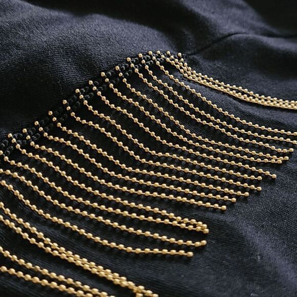 🦅🎸 Nashville Country Music Cowgirl Fringe Tie Concert T-shirt Tee Top M NWT - Picture 6 of 12